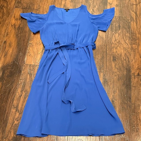 Ann Taylor Midi Dress Cobalt Blue - Picture 1 of 9